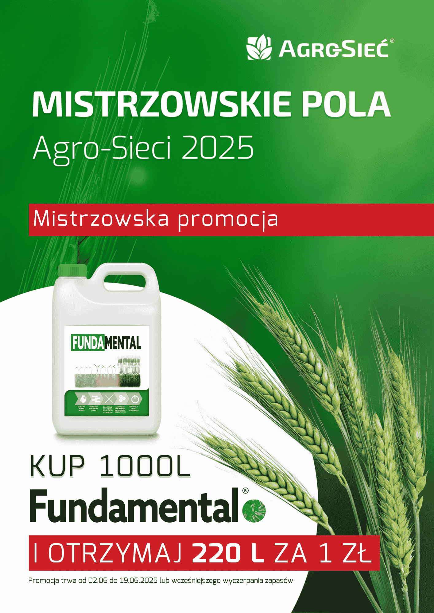 mistrzowska promocja agrosieć fundamental